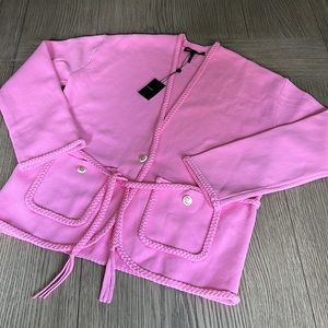 Maje Madene Belted Knit Cardigan Bloomingdale's
